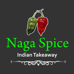 Naga Spice Indian Takeaway logo.